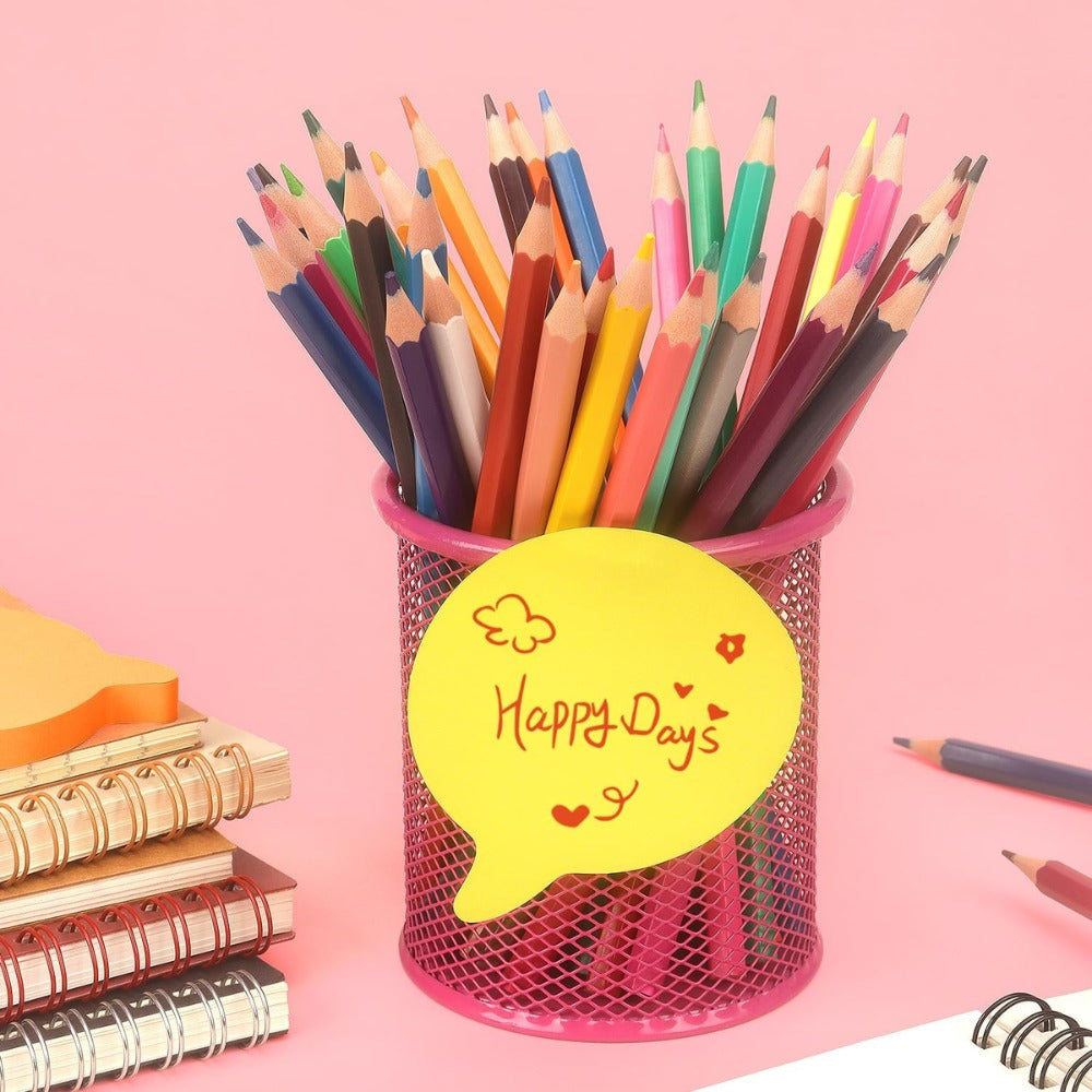 SIMONA Bubble Shape Sticky Notes – 8 Bright Colors, 600 Sheets