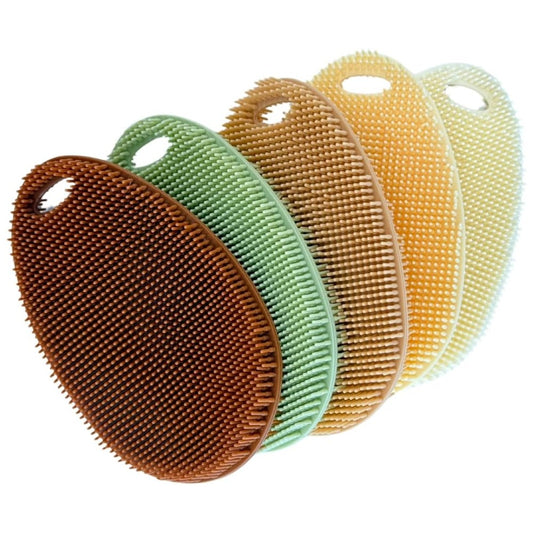 Silicone Dish Scrubber Set of 5 – Reusable Food-Grade Kitchen Sponges
